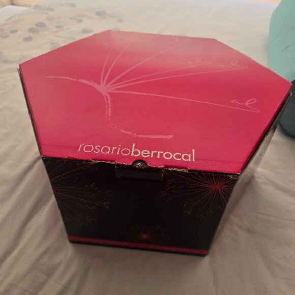 Rosario Berrocal Derby Hat Grey and Pink - Picture 5 of 5